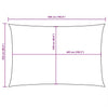Parasole a Vela Rettangolare Rivestito in PU Oxford 2,5×5 m Marrone - Image 80 of 250