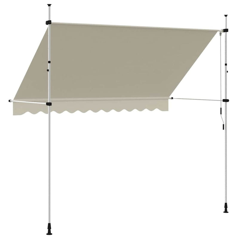 Tenda da Sole Retrattile Manuale 300 cm Crema con Telaio in Acciaio - Image 71 of 250