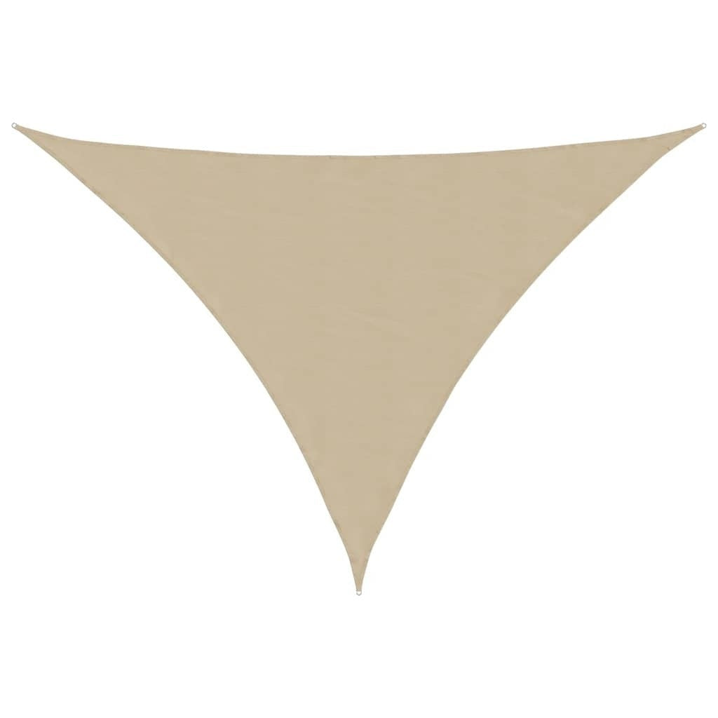 Parasole a Vela Triangolare in Tessuto Oxford 4×5×6,4 m Beige - Image 129 of 250