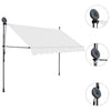 Tenda da Sole Retrattile Manuale con LED, Poliestere/Acciaio, 300 cm, Crema - Image 57 of 250