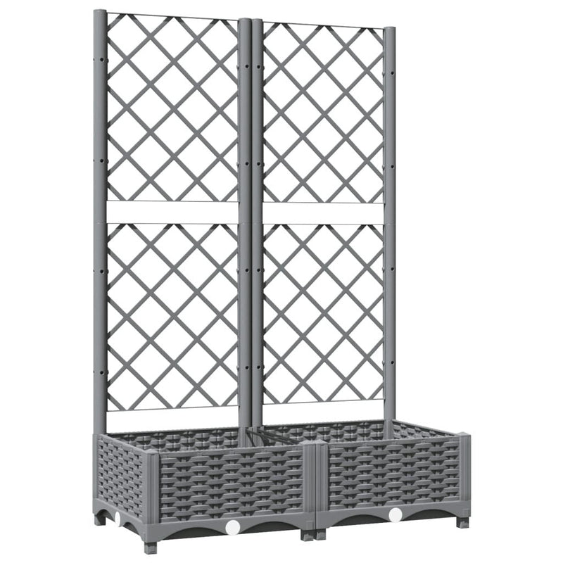 Fioriera da Giardino e Graticcio Grigio Chiaro 80×40×121,5cm PP - Image 68 of 250