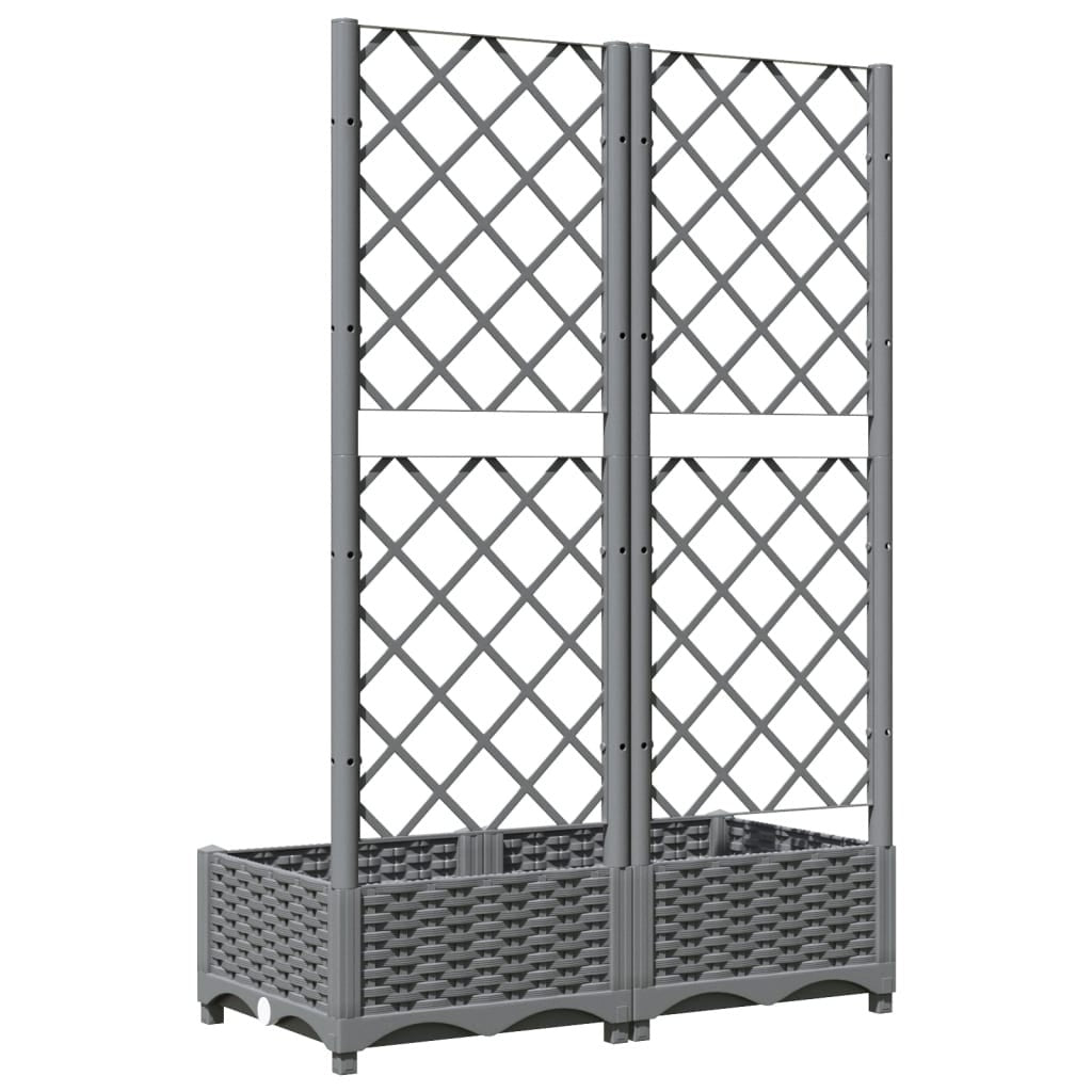 Fioriera da Giardino e Graticcio Grigio Chiaro 80×40×121,5cm PP - Image 75 of 250