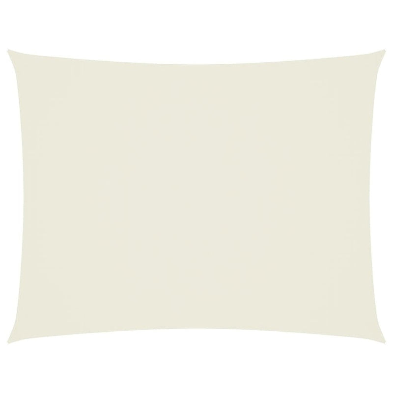 Parasole a Vela in Tessuto Oxford Rettangolare 3×4,5 m Crema - Image 81 of 250