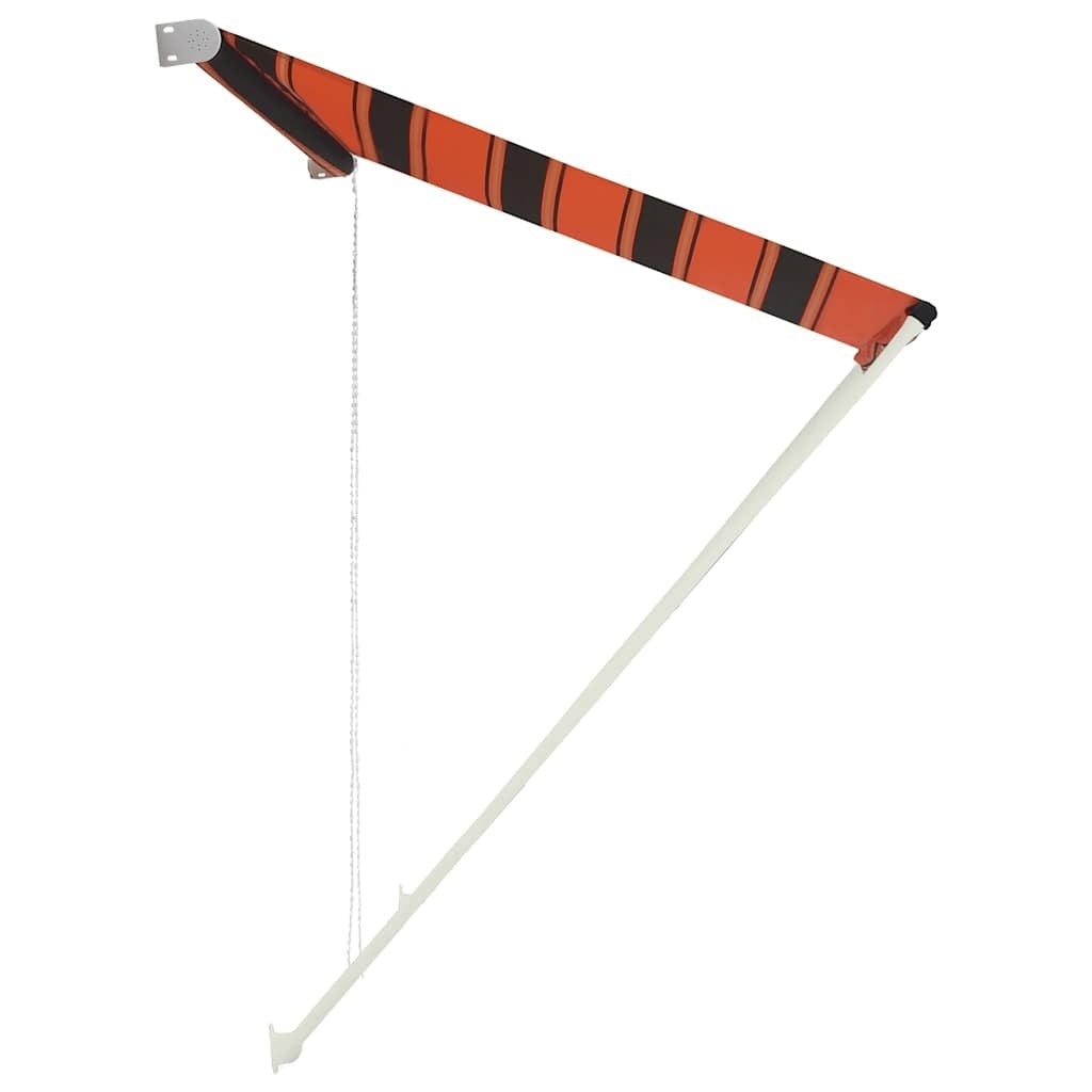 Tenda da Sole Retrattile Poliestere con Rivestimento PA 250×150 cm Arancione e Marrone - Image 27 of 250