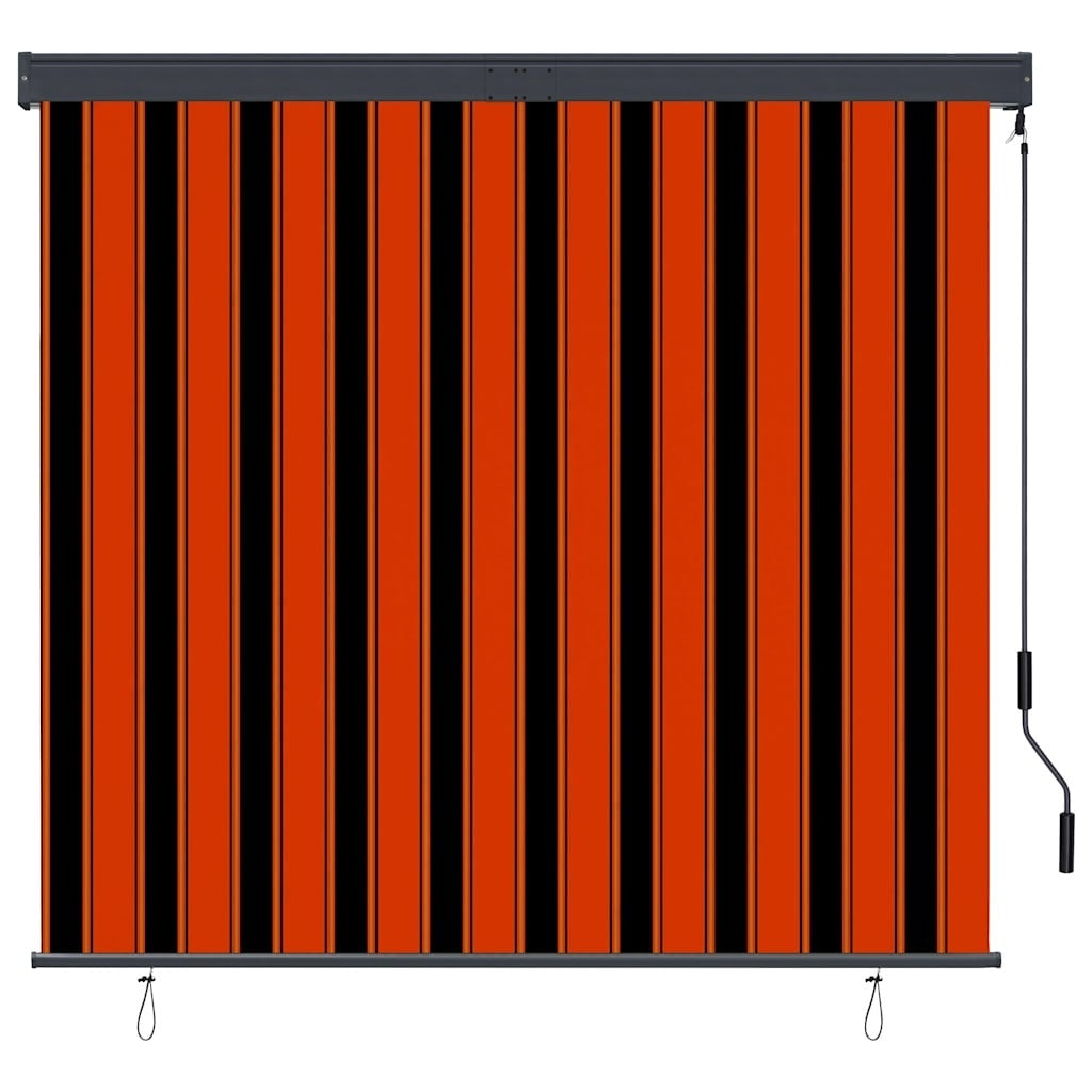 Tenda a Rullo per Esterni con Rivestimento PA 160×250 cm Arancione e Marrone - Image 38 of 250