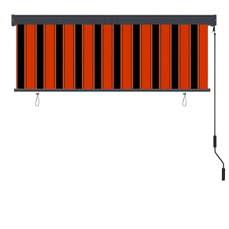 Tenda a Rullo per Esterni con Rivestimento PA 160×250 cm Arancione e Marrone - Image 55 of 250