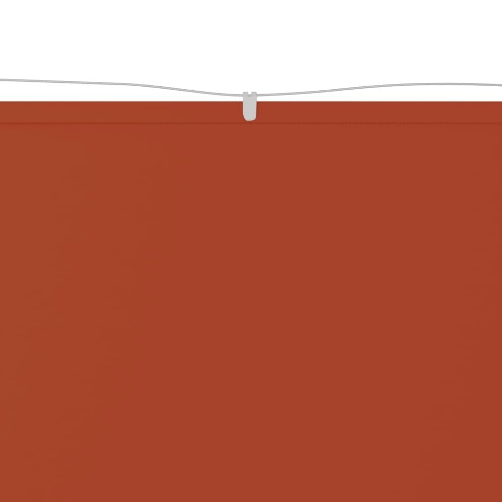 vidaXL Paravientos Vertical de Tejido Oxford 140 x 420 cm Terracota - Image 22 of 250