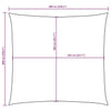 Vela Parasole Quadrata in Tela Oxford 6×6 m Crema - Image 66 of 222