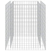 Gabbione Letto Rialzato in Acciaio Zincato 90×90×100 cm Argento - Image 38 of 250