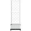 Fioriera da Giardino con Graticcio in PP 40×40×121,5 cm Bianco - Image 41 of 250