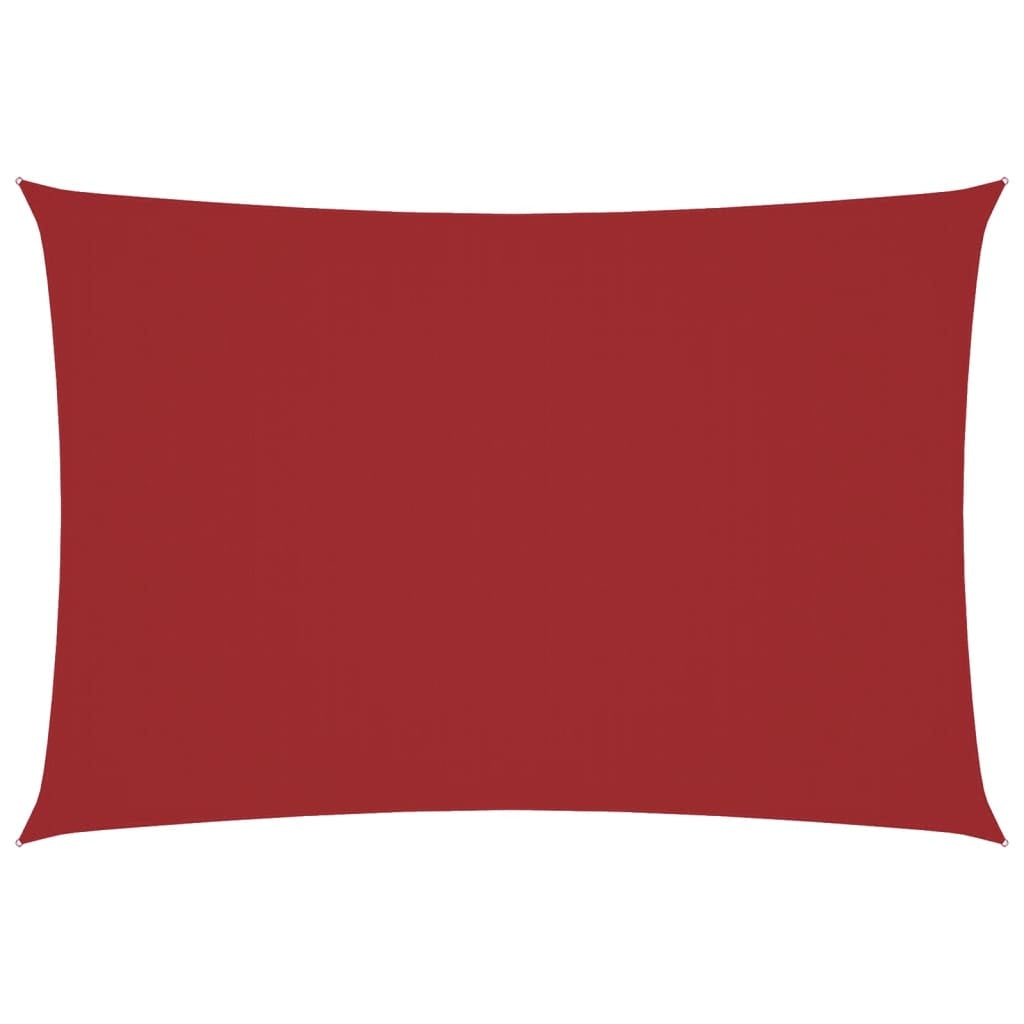 Parasole a Vela Tessuto Oxford Rettangolare 3×6 m Rosso - Image 34 of 250