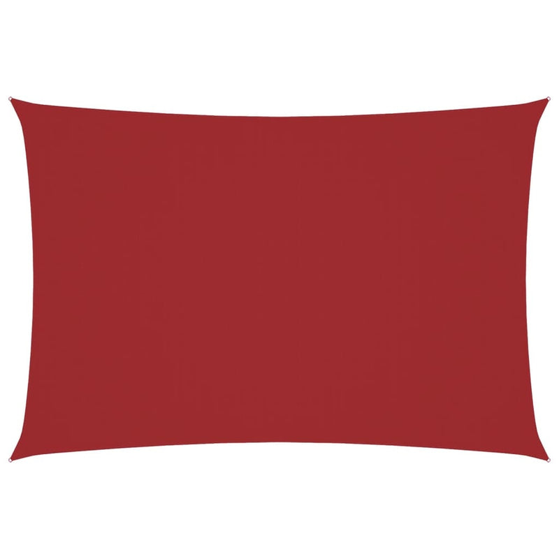 Parasole a Vela Tessuto Oxford Rettangolare 3×6 m Rosso - Image 34 of 250