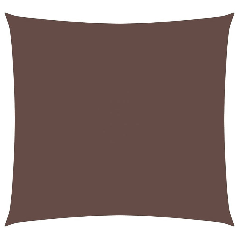 vidaXL Oxford Fabric Sun Shade Sail 4x4 m Brown - Image 102 of 250
