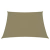 vidaXL Toldo vela trapezoidal de tela Oxford 2/4x3 m Beige - Image 45 of 250