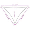 Parasole a Vela in Tessuto Oxford 4×5×5 m Rosso - Image 78 of 249