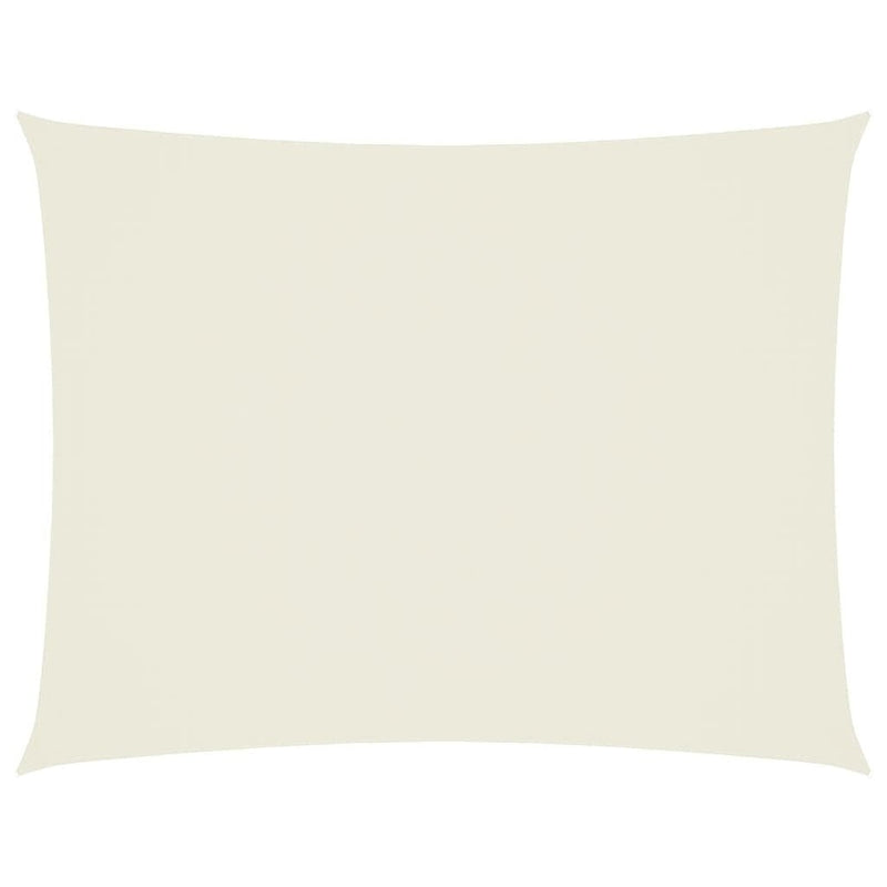 Parasole a Vela in Tessuto Oxford Rettangolare 3×4,5 m Crema - Image 117 of 250