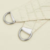 Parasole a Vela in Tessuto Oxford Rettangolare 3×4,5 m Crema - Image 134 of 250