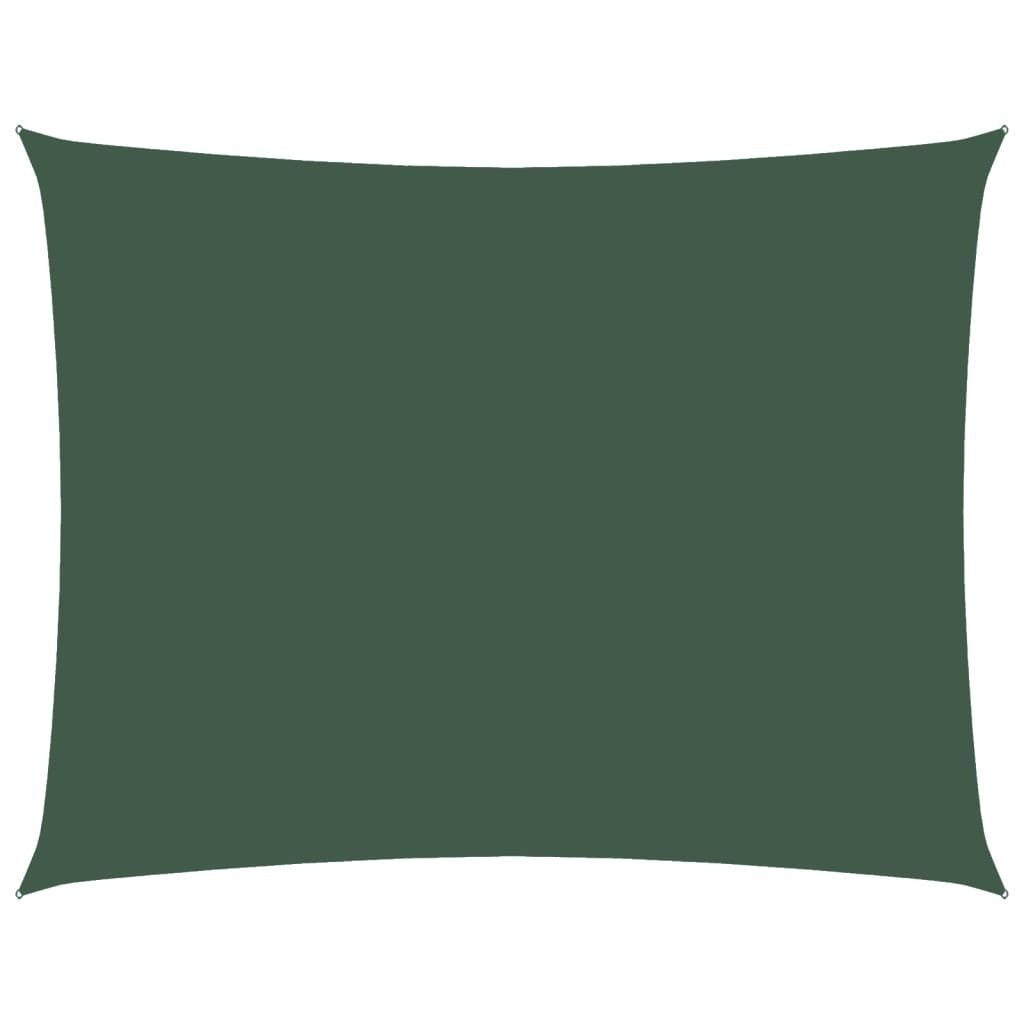 Parasole a Vela in Tessuto Oxford 2,5×3,5 m Verde Scuro - Image 78 of 250