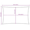 Parasole a Vela in Tessuto Oxford 2,5×5 m Nero - Image 110 of 250