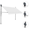 Tenda da Sole Retrattile Manuale con LED, Poliestere/Acciaio, 300 cm, Crema - Image 82 of 250