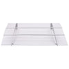 vidaXL Door Canopy, 150x90 cm, PET and Steel, Silver and Transparent - Image 86 of 228