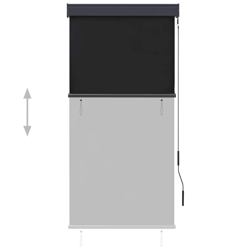 Tenda a Rullo per Esterni Tessuto Poliestere 80×250 cm Antracite - Image 121 of 250