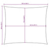 Parasole a Vela Oxford Rettangolare 2×2,5 m Blu - Image 51 of 250