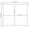 Parasole a Vela Oxford Rettangolare 2×2,5 m Blu - Image 53 of 250