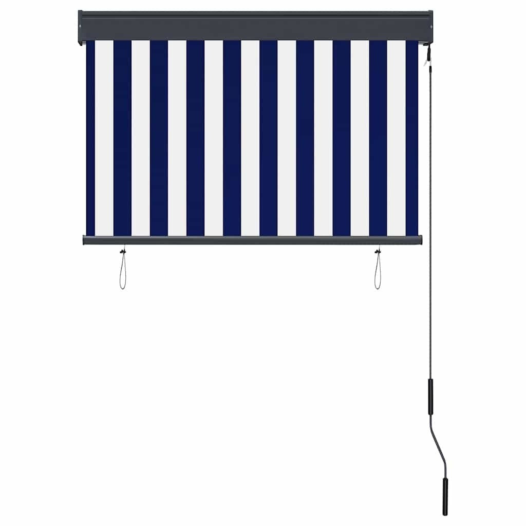 Tenda a Rullo per Esterni 100×250 cm Blu e Bianca - Image 96 of 250