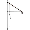 vidaXL Manual Retractable Awning, 100 cm Width, Orange and Brown - Image 66 of 250