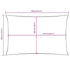 Parasole a Vela in Tessuto Oxford 4×7 m Rettangolare Blu - Image 102 of 250