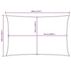 Parasole a Vela Oxford Rettangolare 6×8 m Antracite - Image 56 of 250