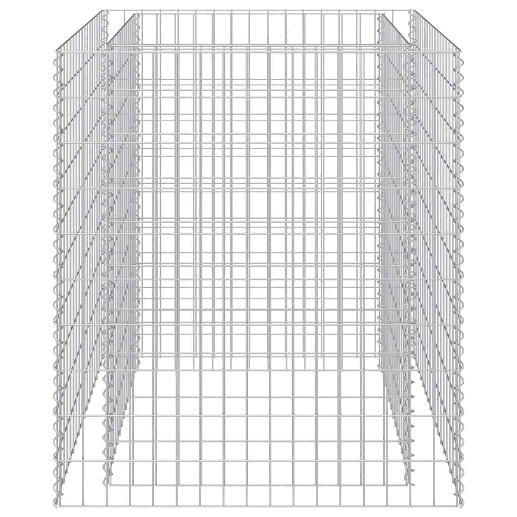 Gabbione Letto Rialzato in Acciaio Zincato 90×90×100 cm Argento - Image 62 of 250