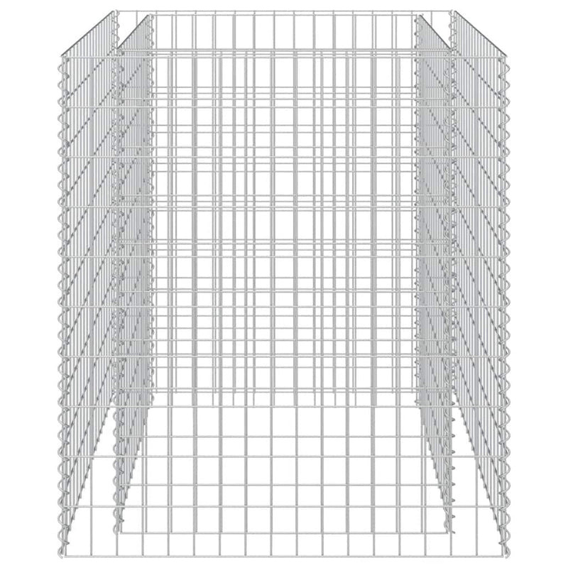 Gabbione Letto Rialzato in Acciaio Zincato 90×90×100 cm Argento - Image 66 of 250