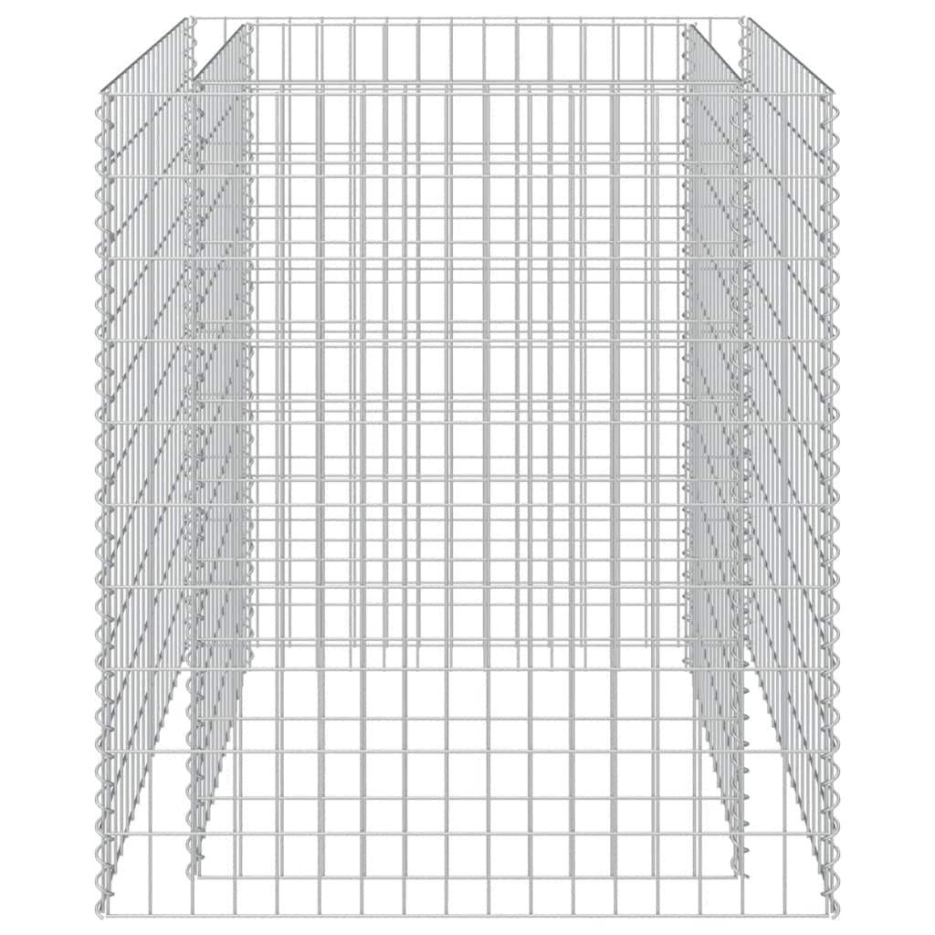 Gabbione Letto Rialzato in Acciaio Zincato 90×90×100 cm Argento - Image 67 of 250