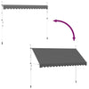 Tenda da Sole Retrattile Manuale 400 cm Antracite - Image 88 of 250