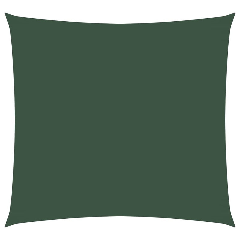 vidaXL Toldo vela cuadrado de tela Oxford 4,5x4,5 m Verde Oscuro - Image 133 of 221