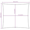 vidaXL Toldo vela cuadrado de tela Oxford 4,5x4,5 m Verde Oscuro - Image 118 of 221