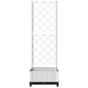 Fioriera da Giardino con Graticcio in PP 40×40×121,5 cm Bianco - Image 62 of 250