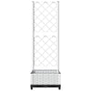 Fioriera da Giardino con Graticcio in PP 40×40×121,5 cm Bianco - Image 67 of 250