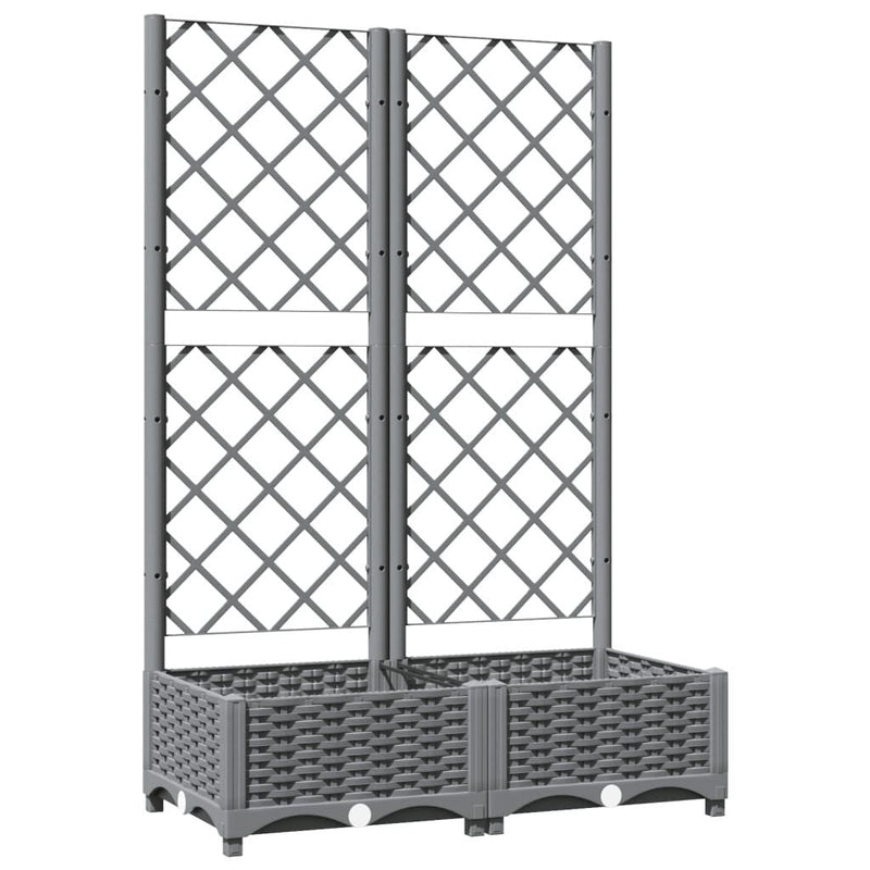 Fioriera da Giardino e Graticcio Grigio Chiaro 80×40×121,5cm PP - Image 125 of 250