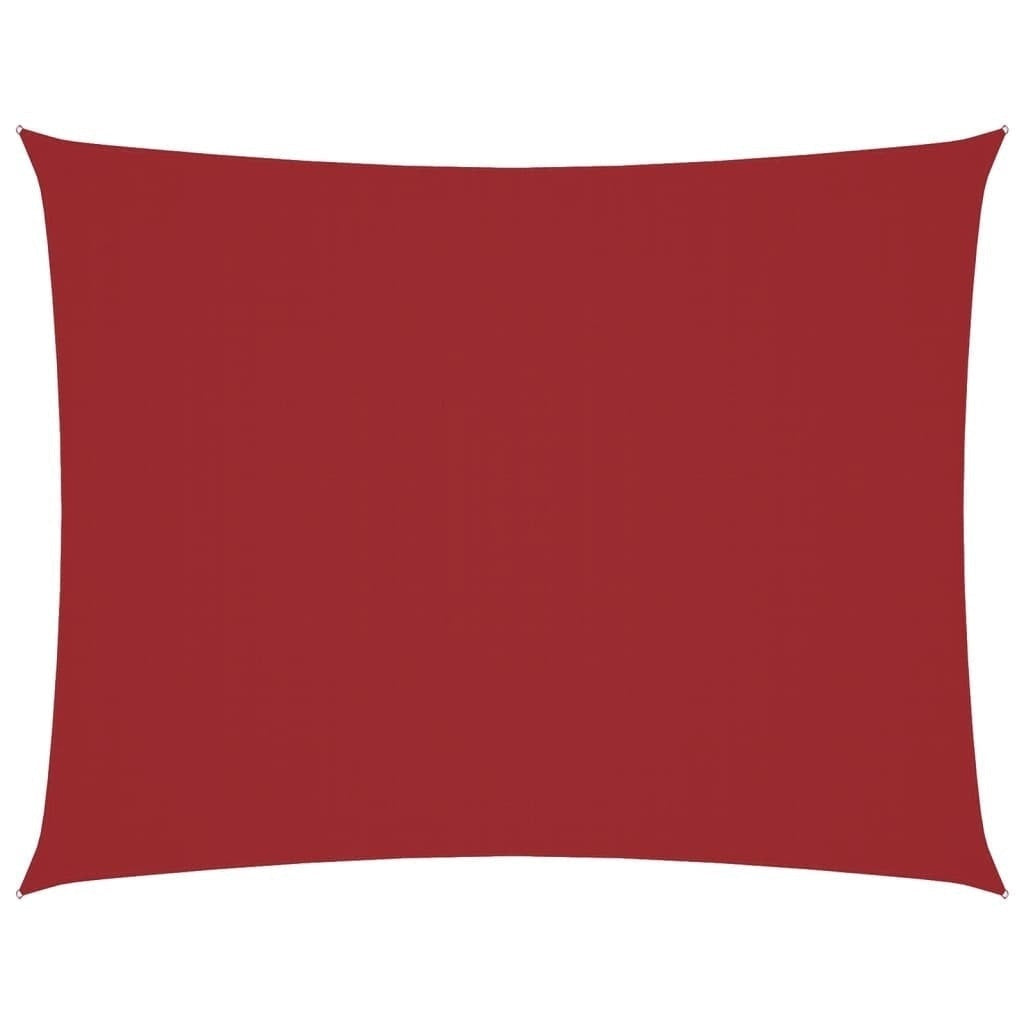 vidaXL Toldo de Vela Rectangular Tejido Oxford 5x7m Rojo - Image 126 of 232