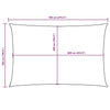 vidaXL Toldo de Vela Rectangular Tejido Oxford 5x7m Rojo - Image 149 of 232