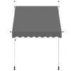 Tenda da Sole Retrattile Manuale Poliestere Rivestito PU 200 cm Antracite - Image 53 of 250