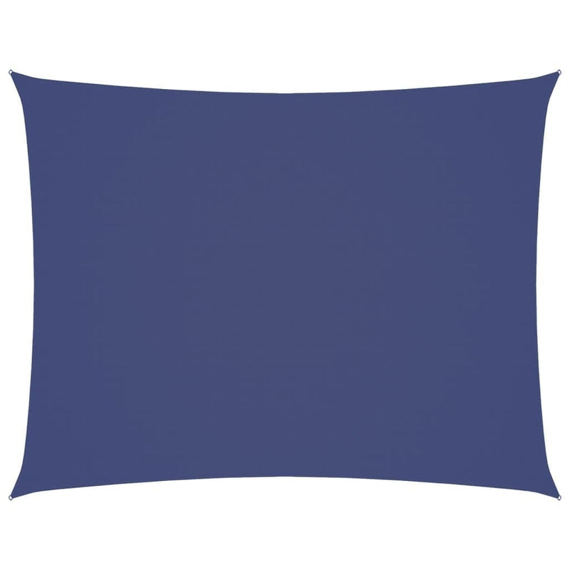 Toldo vela rectangular vidaXL en Oxford revestido de PU 4x6 m Azul - Image 124 of 184