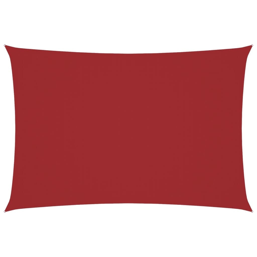 Parasole a Vela Tessuto Oxford Rettangolare 3×6 m Rosso - Image 61 of 250