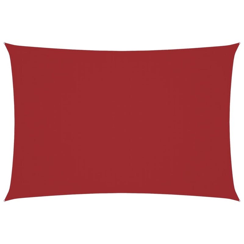 Parasole a Vela Tessuto Oxford Rettangolare 3×6 m Rosso - Image 61 of 250