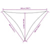 Parasole a Vela Triangolare Oxford rivestito in PU 4×5×5 m Nero - Image 148 of 250