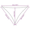 Parasole a Vela Triangolare Oxford rivestito in PU 4×5×5 m Nero - Image 153 of 250
