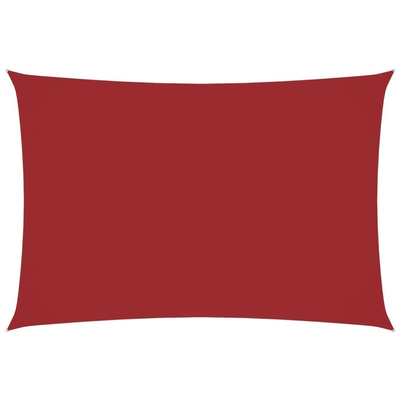 Parasole a Vela Tessuto Oxford Rettangolare 3×6 m Rosso - Image 89 of 250